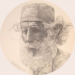 Ghulam Markhat, 10 x 10 inch, Graphite on Paper, Figurative Painting, AC-GHM-005